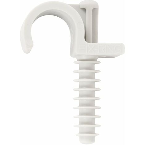 Collier cheville plastique simple- Tube Ø 20 mm - Vendu par 100 - Fix-Ring - ING Fixation