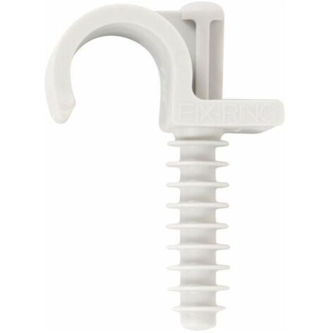 Collier cheville plastique simple - Tube diamètre 25 mm - Vendu par 100 - IFix-Ring - ING Fixation