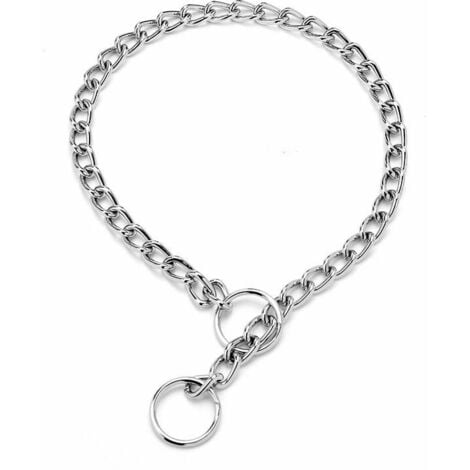 XINUY Collier Chien Collier Étrangleur Chien en Acier Forte Collier de Dressage pour Chien avec2 pièces