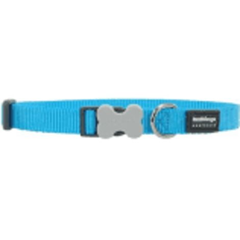 Collier chien réglable Red Dingo Basic Turquoise Taille : T3