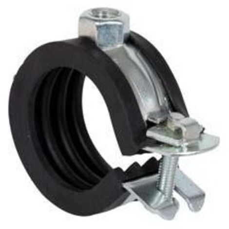 Colliers Doubles Isophoniques RAM 20mm - Acier Zingué, Boîte De 50 - Fixation Tubes Cuivre