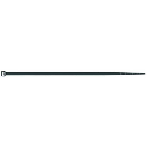 Collier de câblage longueur 200 mm largeur 3,5 mm polyamide noir 100 pièces/sach 491098