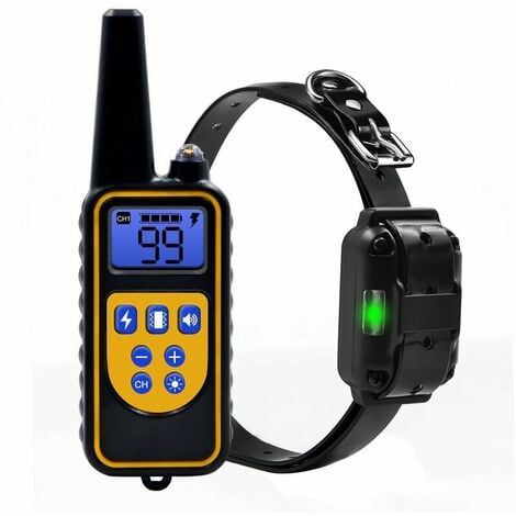 Collier De Dressage De Chien Électrique Télécommande Pour Animaux De Compagnie Étanche, 1 Contrôleur, 1 Collier