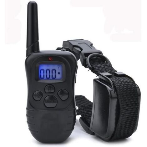 Collier de Dressage Électrique Rechargeable Étanche Télécommandé Sans Fil à Portée de 300 Mètres Pour Éntraîner Chien