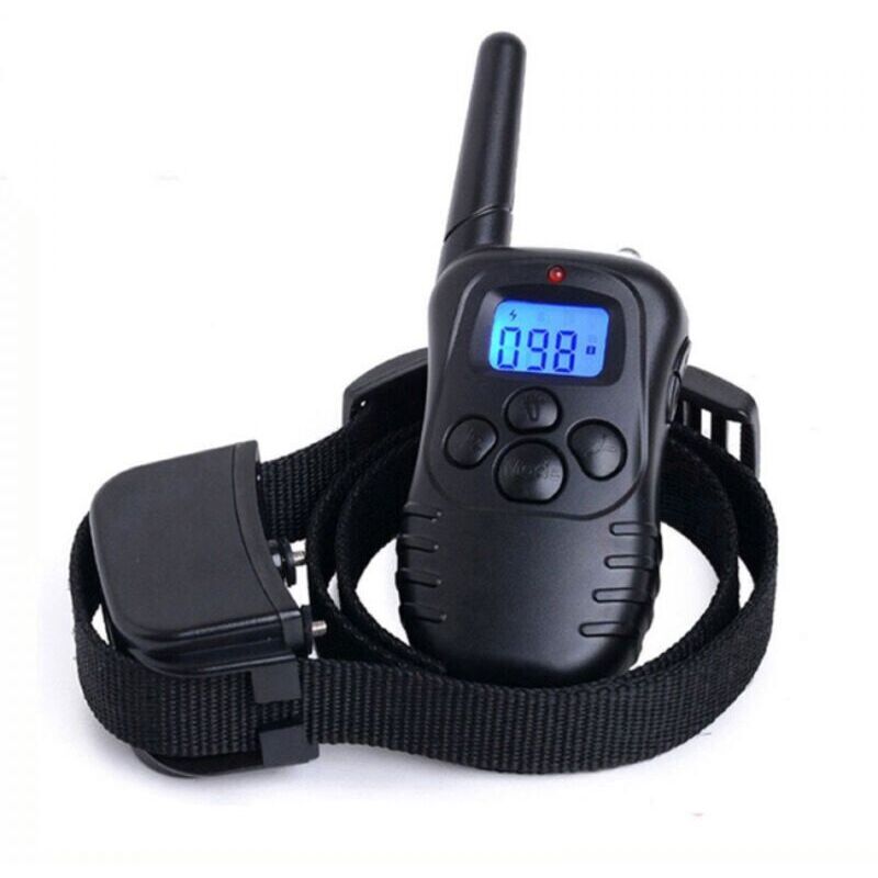 Collier de dressage électrique Rechargeable, étanche, télécommande sans fil, portée de 300 mètres, adapté à l'entraînement des chiens
