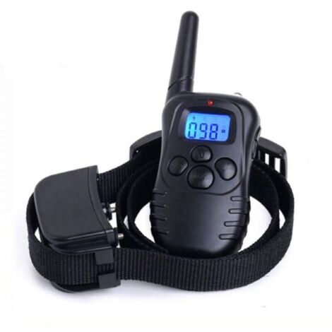 Collier de dressage électrique Rechargeable, étanche, télécommande sans fil, portée de 300 mètres, adapté à l'entraînement des chiens