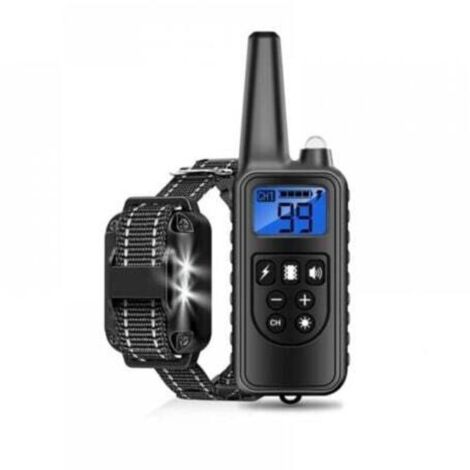 Collier de dressage pour chien avec télécommande 900m et 3 modes de vibration et de choc,collier d'éducation positive à 99 niveaux