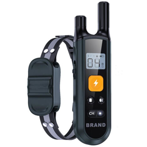 Collier de Dressage pour Chien, Collier Électrique Chien IP67 avec 99 Niveaux Statique Réglable