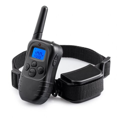 Collier de Dressage pour Chien - Collier Electrique pour Chien, avec Beep Vibra Choc Collier Dressage Chien étanche et Rechargeable 300 Mètre Collier Electrique pour Chien pour la Formation de Chien