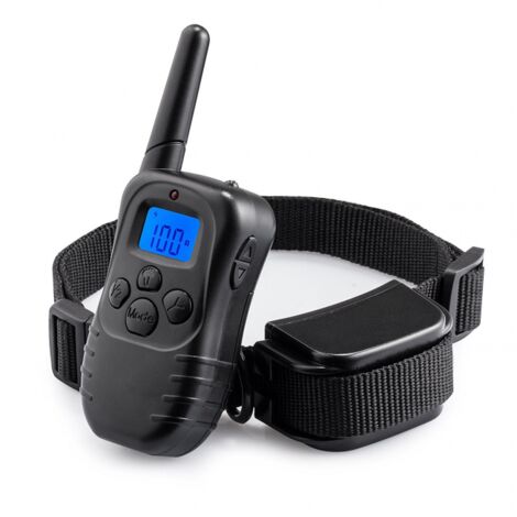 Collier de Dressage pour Chien - Collier Electrique pour Chien, avec Beep Vibra Choc Collier Dressage Chien étanche et Rechargeable 300 Mètre Collier Electrique pour Chien pour la Formation de Chien