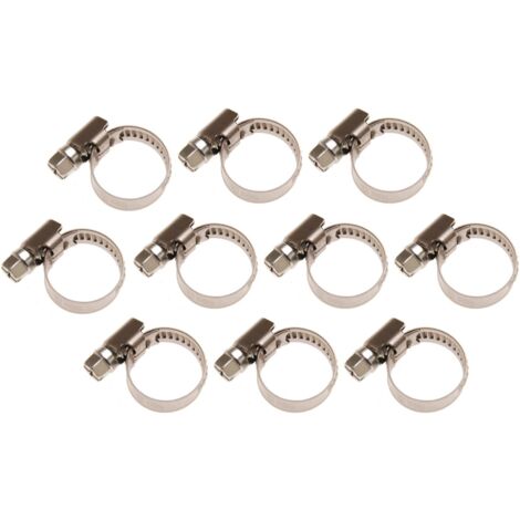 Collier de durite en inox bgs technic - dtail : 10 x 16