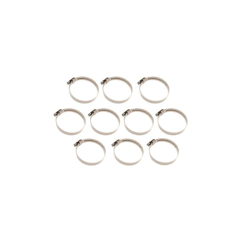 8095-50 x 70 bgs tuyau pince, 50 x 70 mm, inox, lot de 10
