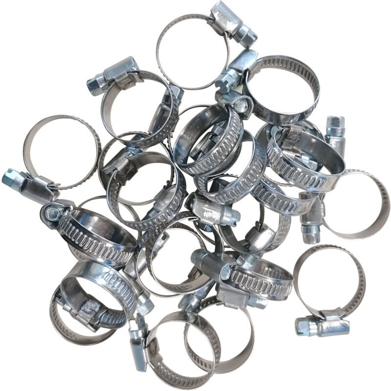 Collier de serrage durite en inox marin w5 largeur 9 mm de 20 x 32 (25 colliers)