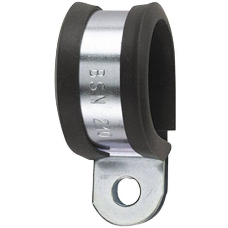 Collier de fixation acier galvanisé et profilé PVC HellermannTyton AFCS40 166-50606