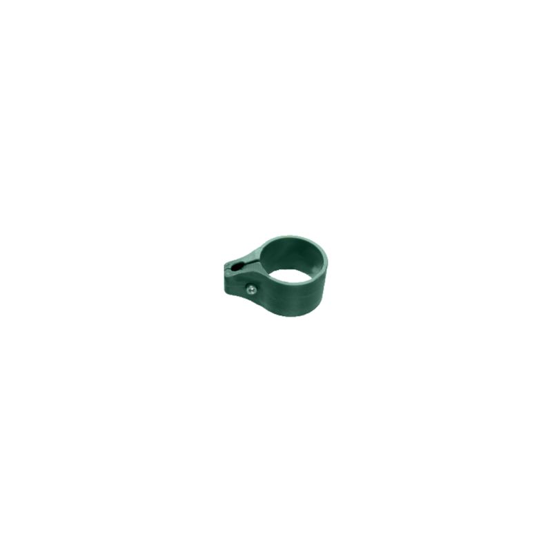 Cloture&jardin - Colliers de Fixation Poteau Portillon Grillagé Vert - Lot de 6 - Vert (ral 6005)