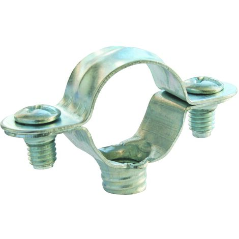 Collier de fixation simple - Pour tube Ø14 mm - Sachet 2 pièces