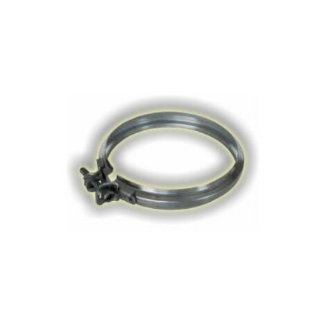 Collier de jonction simple paroi inox - Ø 80