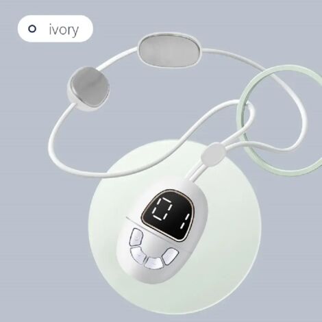 Collier de massage intelligent pour la nuque, massage EMS par impulsions cervicales et dorsales, massage chauffant du corps et des épaules, dispositif d'acupuncture pour soulager la douleur-AquaForge