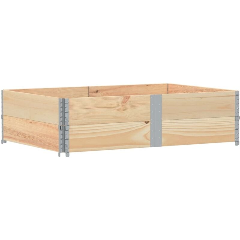 Vidaxl - Colliers de palette 2 pcs 150x100 cm bois de pin solide