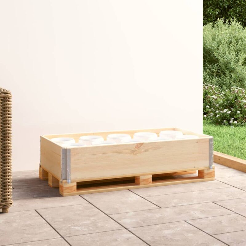 Collier de palette 50x100 cm Bois de pin solide