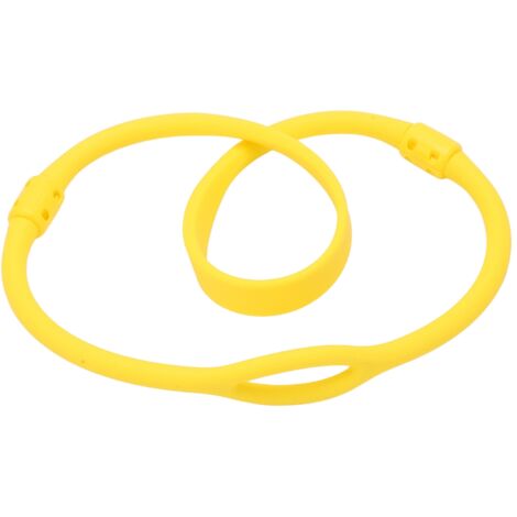 Collier de Plongée en Silicone pour Détendeur, Accessoire Sous-Marin Jaune 80 cm
