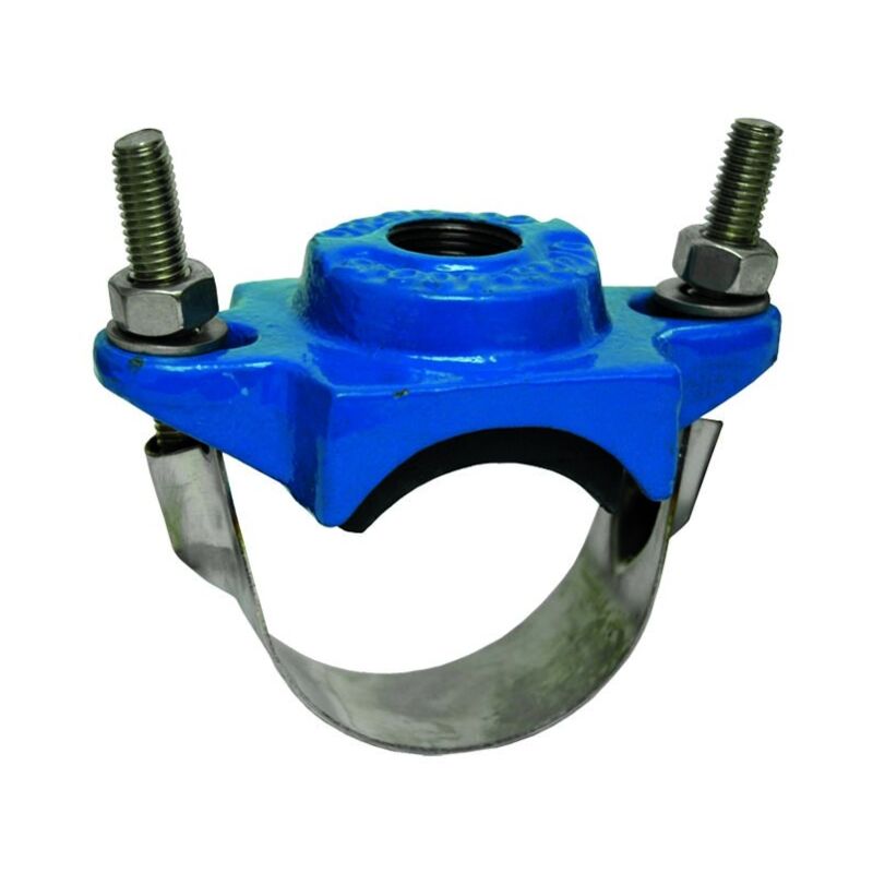 Collier de prise en charge en fonte DN125 de 1' à 2' pour tuyaux en acier, fonte, béton