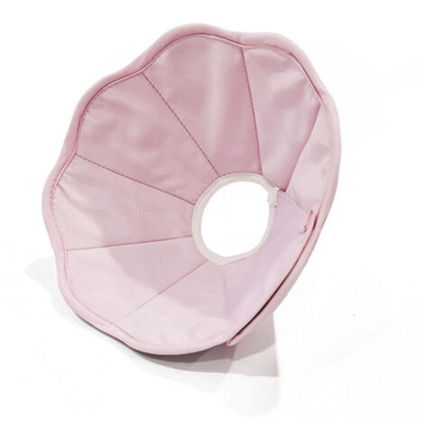 Collier de protection élisabéthain classique pour animaux, taille M, couleur rose, pour la convalescence post-opératoire
