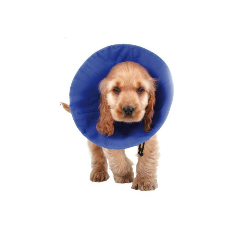Collier de protection Isabelino pour chiens kvp ez Soft Bleu (9-25 cm)