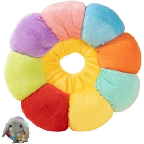 Collier de récupération postopératoire pour chaton taille S, réglable, collier élisabéthain, adapté aux petits animaux, 2 à 5 chats