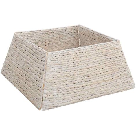 Collier de sapin de Noël Blanc 60 x 60 x 28 cm Jacinthe d'eau CFW673298