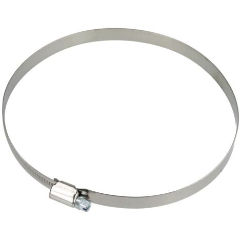 Collier de serrage 12 mm inox plage de serrage 130 - 150 mm