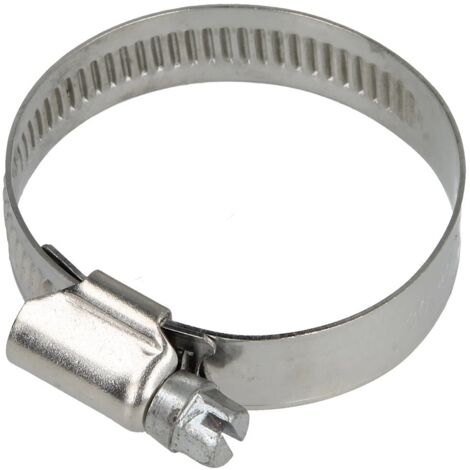 Collier de serrage 12 mm inox plage de serrage 30 - 45 mm