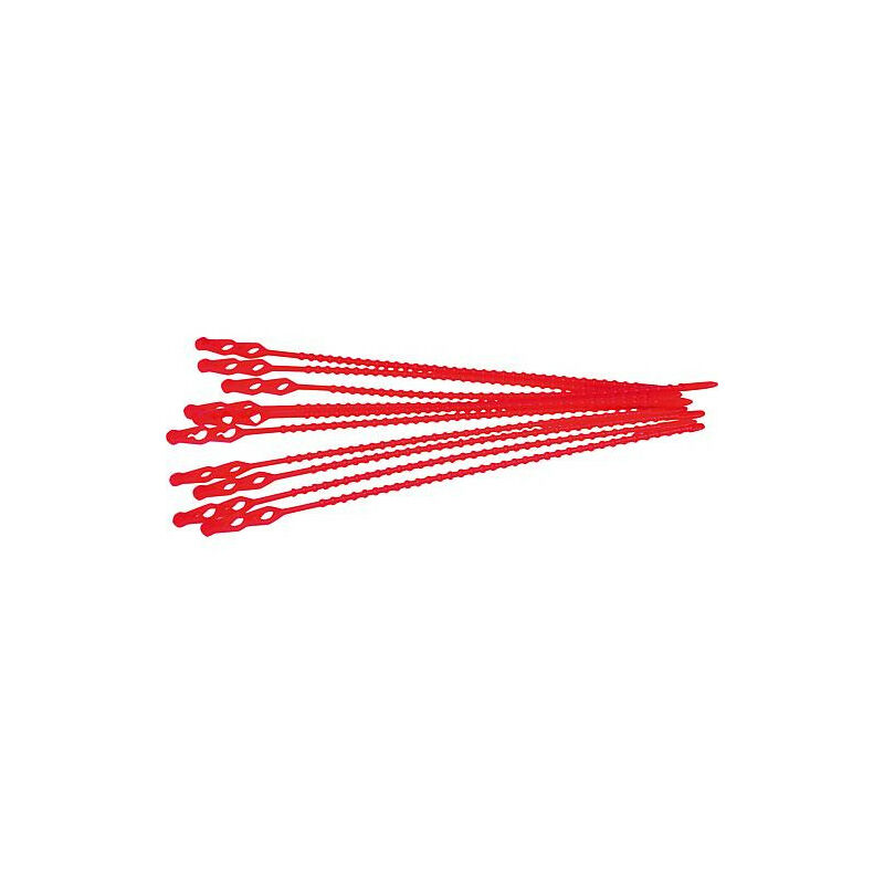 Collier de serrage 140 mm long, 1000 pcs rouge