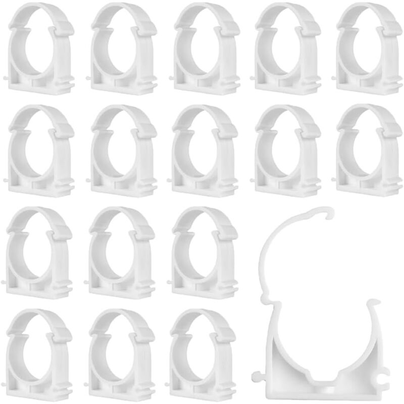 Collier de serrage 16mm 200 anneaux de fixation pour tuyaux d'eau, fixation de tuyaux domestiques, etc. (M16)