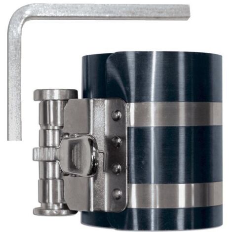 Collier de serrage 53-125 mm – Hauteur de bande 75 mm – Pour fixation conduits et tuyaux – Applications plomberie et électricité – Force