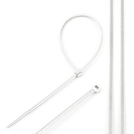 Collier de serrage  8,8x400 Blanc (100 pièces) EDO777823 EDO Technic