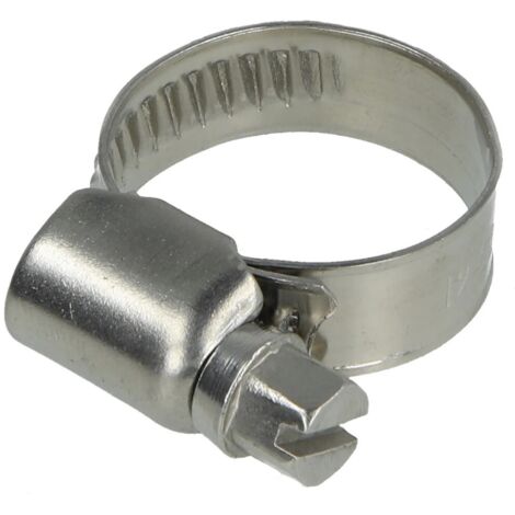 Collier de serrage 9 mm inox plage de serrage 12 - 22 mm