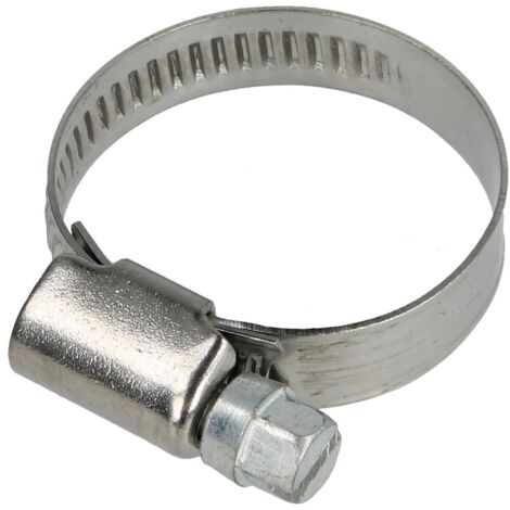 Collier de serrage 9 mm inox plage de serrage 20 - 32 mm
