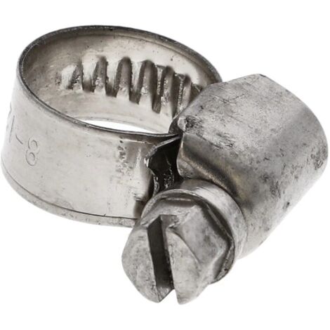 Collier de serrage 9 mm inox plage de serrage 8 - 12 mm