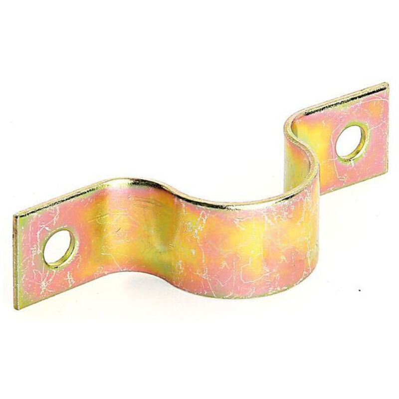 Collier de serrage L86,5xl20xH24mmAcier galv. zingué d.ajustement pour tubes 25mm 1' GAH Par 20)