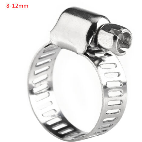 Collier de Serrage à Vis en Acier Inoxydable (8mm-12mm)