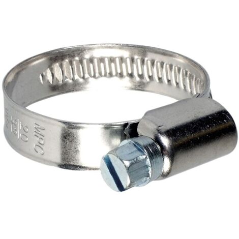 Collier de serrage à vis sans fin, bande torsadée 60-80 mm/9 mm W2