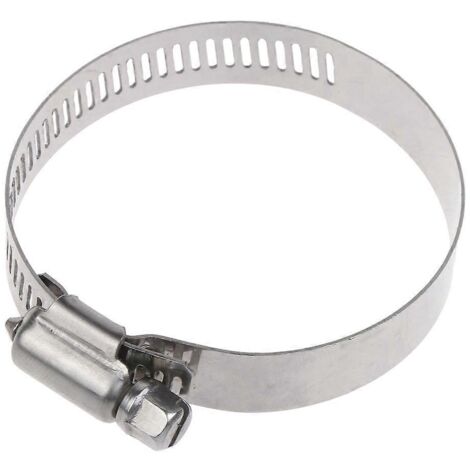 Collier de serrage à vis sans fin en acier inoxydable pour tuyau - 100mm