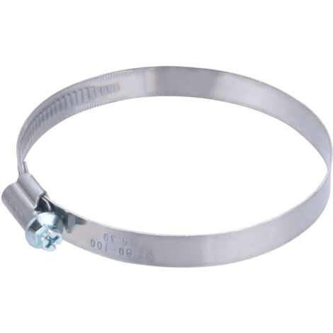 Collier de serrage acier largeur 12 mm AROZ Ø80 à 100 mm x1 collier