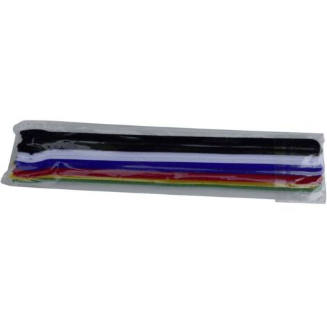 Collier de serrage auto-agrippant TRU COMPONENTS 804-06-Bag 1586401 pour grouper partie velours et p