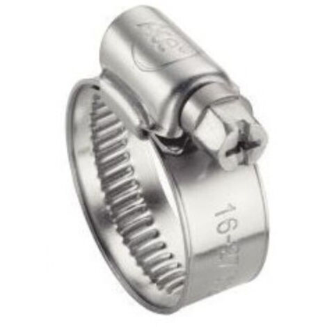 Collier de serrage bande non perforée 12MM Diamètre 25 à 40 Acier zingué W1