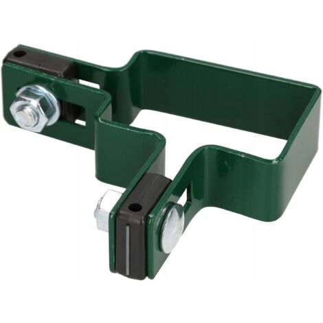 Collier de serrage d'angle 60x40 pour panneaux de clôture, VERT