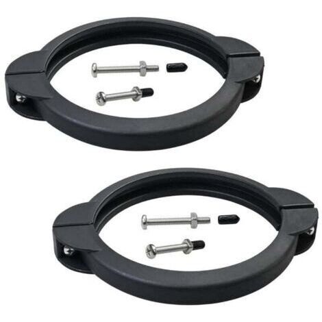 Collier de serrage de piscine de rechange SF80110-2 avec vis, compatible avec les pompes à filtre à sable Intex de 12 et 14 pouces (débit : 2 100 et 2 800 gal/h) pour piscines hors sol
