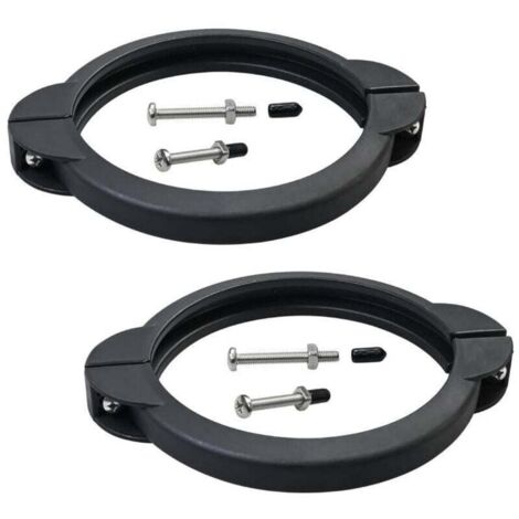 Collier de serrage de piscine de rechange SF80110-2 avec vis, compatible avec les pompes à filtre à sable Intex de 12 et 14 pouces (débit : 2 100 et 2 800 gal/h) pour piscines hors sol