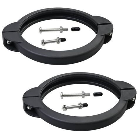 Collier de serrage de piscine de rechange SF80110-2 avec vis, compatible avec les pompes à filtre à sable Intex de 12 et 14 pouces (débit : 2 100 et 2 800 gal/h) pour piscines hors sol